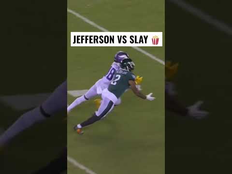 Justin Jefferson Vs Darius Slay 🍿 #justinjefferson #dariusslay #nfl #nflshorts #football #wrvscb