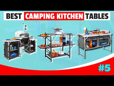 Best Camping Kitchen Table In 2024! || Top 5 VEVOR Camping Kitchen Tables Review