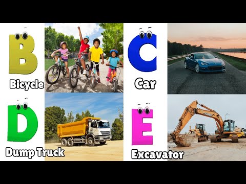 Vehicles ABC Song for Children's | Phonics for Kids | Learn English Alphabet Letters