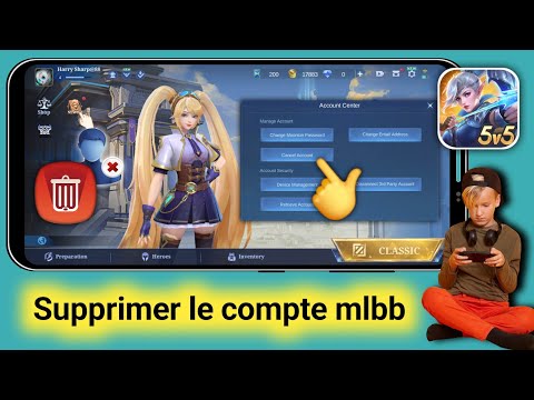 Comment supprimer un compte Mobile Legends | Comment supprimer mon compte dans Mobile Legends ?