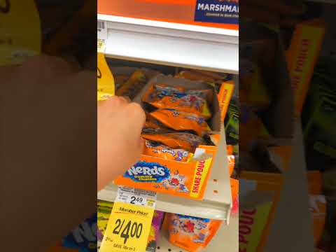 Nerds Rope Spooky | Nerds gummy cluster candy | halloween candy #shortsvideo #shortsfeed