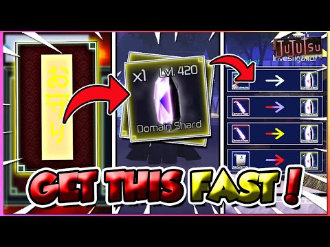 Jujutsu Infinite How To Get Domain Shard Fast + Full Guide! (CODES)