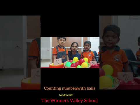 learning counting by playing with balls#nurserykids#kidsareenjoying #thewinnersvalleyschool