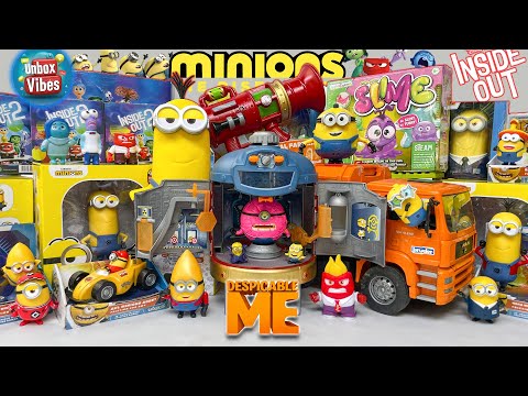 Mash-up?!Satisfying with Unboxing DESPICABLE ME 4 🍌 INSIDE OUT 2 Toys | Pink TRANSFORMATION CHAMBER