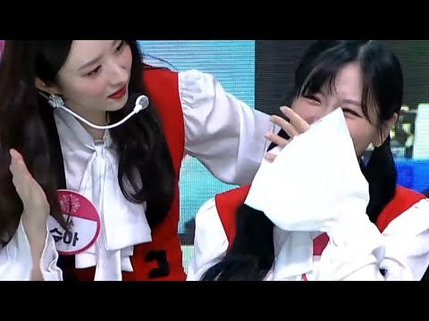 Jiu🐰 does aegyo, and Sua ain't having it