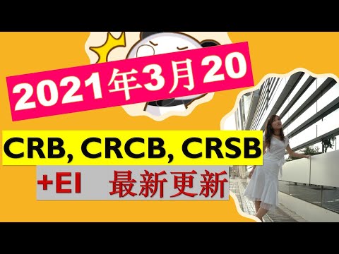 [2021年3月20日】加拿大疫情福利：加拿大复苏福利 CRB， CRCB, CRSB 最新更新+EI最新更新| 恢复福利要结束了吗？What's Next??| 婷婷谈钱 I'm Tingting