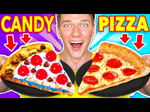 Making FOOD Out Of CANDY!! Learn How To Make DIY Edible Candy vs Real Food McDonalds Challenge