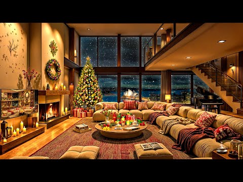 Christmas Jazz 2025 in Luxury Apartment Ambience 🎄 Smooth Piano Jazz Music for Relaxation & Sleeping