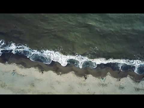 Aerial of Waves Crashing | Copyright Free Video Footage