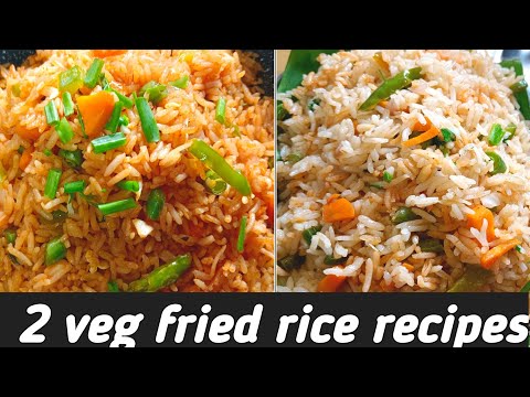 🧿👉street style 2types of veg fried rice recipes😋 in kannada #streetfood #street style #flavours