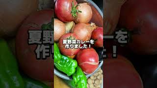 傷が入ったトマトで無水夏野菜カレー🍅🍛