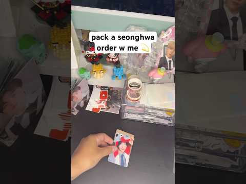 pack a seonghwa order with me 💫 #pwm #packingorders #packwithme #ateezseonghwa #ateez #ateezyeosang