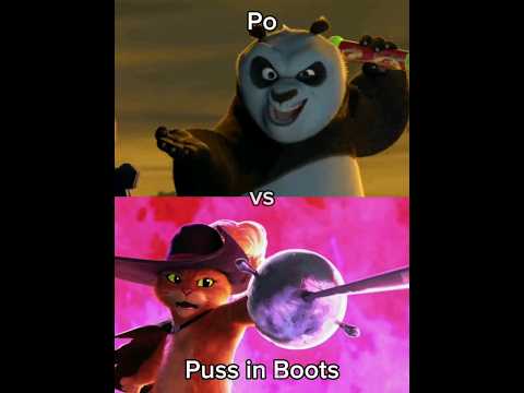 Po vs Puss in Boots (Kung Fu Panda | Puss in Boots: The Last Wish)