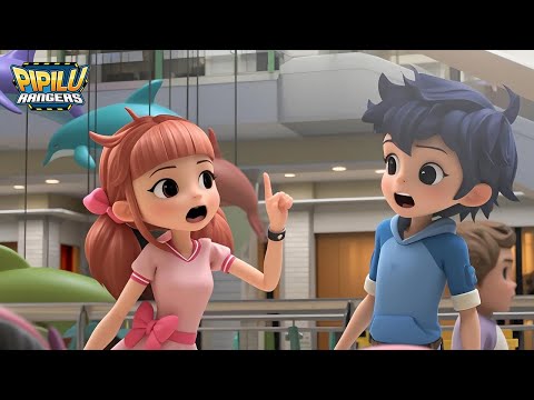 Pipilu Rangers transforms safely and saves the children trapped in the building!#animation #cartoon