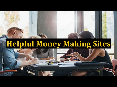 Helpful Money Making Sites