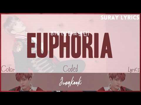 BTS(Jungkook) - Euphoria Han/Rom/Eng Color Coded Lyrics