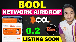 Bool Network Airdrop | Bool Airdrop Listing Date & Token Price || Bool Network Airdrop  Full Guide