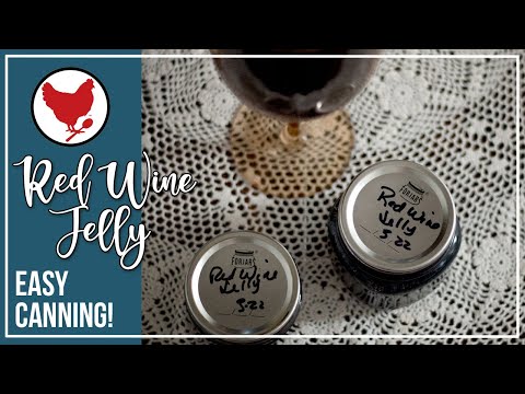 How to Make Jelly from Wine! | Red Wine Jelly Canning