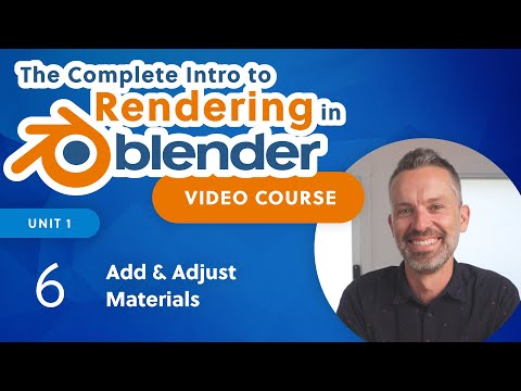 Blender Rendering Tutorial – Step 4: Add & Adjust Materials