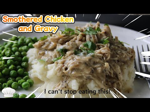 I Can't Stop Eating This Smothered Chicken and Gravy!