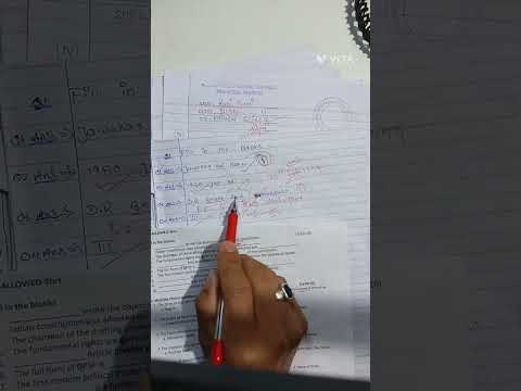 Answer script checking of class XI POLITICAL SCIENCE