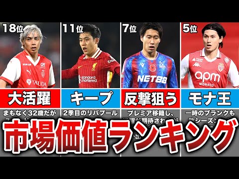 【最新版】今シーズン大活躍で、市場価値爆上げな選手も！日本人選手市場価値ランキングTOP30