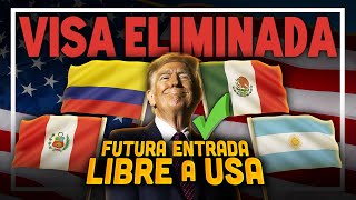 5 países LATINOS a los que ESTADOS UNIDOS ya NO EXIGIRÍA VISA