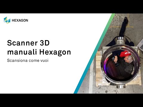 Scansionate nel modo che vi serve con gli scanner 3D palmari di Hexagon