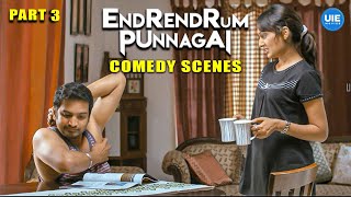 Endrendum Punnagai Comedy Scenes | Part 1 | Jiiva | Vinay Rai | Santhanam | Trisha