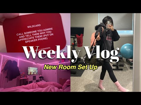 Weekly Vlog | Late Night Talks, New Room Setup, & Unwinding for the Night