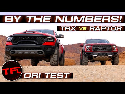 What Scores Higher on our Off-Road ORI Scale: Ram TRX or the Ford Raptor?