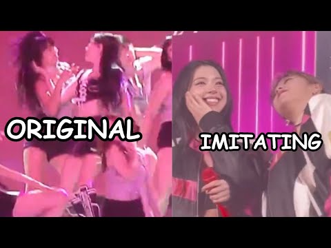 Twice imitates Mina because of this…