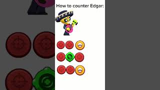 How to counter Edgar: #brawlstarsshorts #edgarbrawlstars #brawlstars #shorts