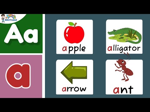 Letter Aa | Letter Aa Sound | Objects that Begin with the Letter Aa | Reading Lesson for Kids