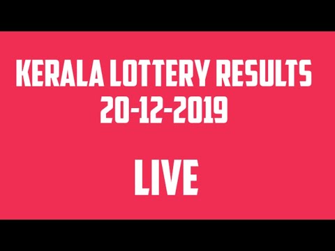 Live kerala lottery results 20=12=2019 #spyzmedia