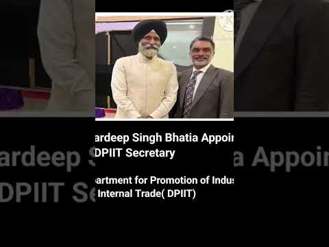 Amardeep Singh Bhatia appointed  secretary DPIIT #currentaffairs #shorts #suscribe #like #share