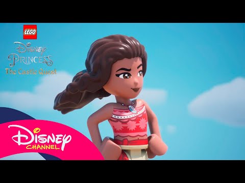 Momentos poderosos de Vaiana en LEGO Disney Princess: The Castle Quest 🏝️ | @disneychannelES