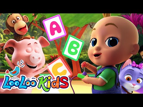 Alphabet Animals Song - S4EP14 Dance Along | LooLoo Kids Songs for Kids