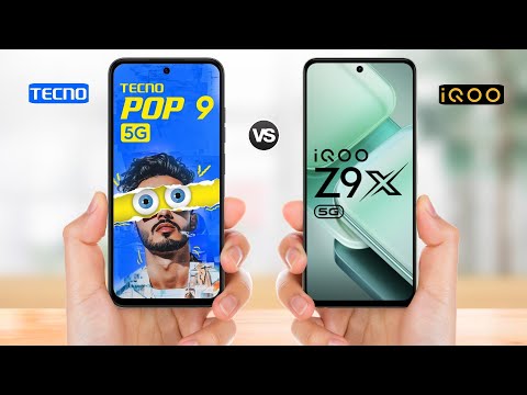 Tecno Pop 9 5g vs IQOO Z9x 5g || Full Comparison