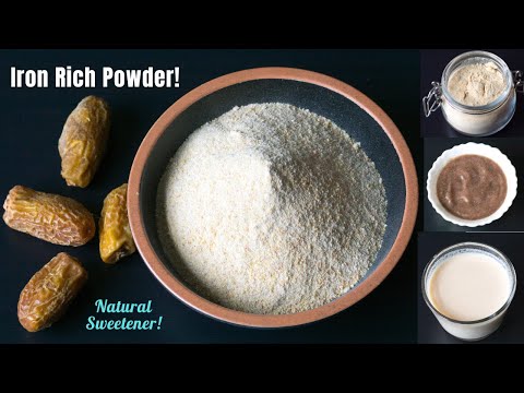 Dates Powder | Iron Rich Baby Food | Natural Sweetener for Baby Porridges & Desserts