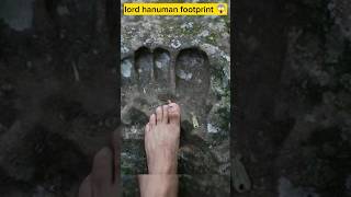 lord hanuman 😱 footprint 👣🚩 #viral #viral #reels #hanuman #ramayan #video #shorts #viralvideo