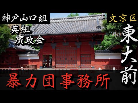 【神戸山口組】英組・廣政会「文京区の暴力団事務所」東京大学裏のヤクザ事務所巡り YAKUZA