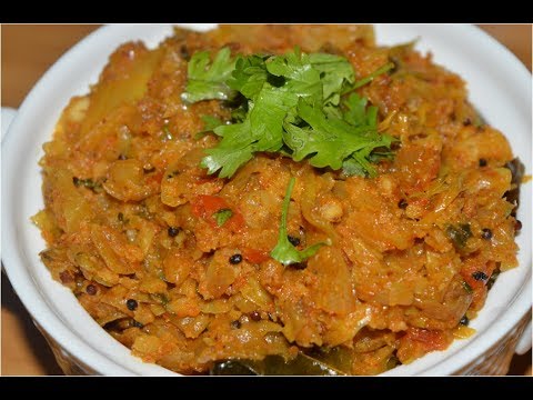 How To Make Cabbage Curry For Rice n Chapathi | Simple Cabbage Curry Recipe | Tasty Cabbage Recipes