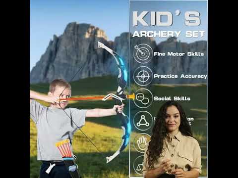 "Unleash Adventure: Bow and Arrow Set for Kids (Perfect Birthday Gift!)"