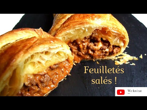 RECETTE DE PATE FEUILLETEE FARCIE A LA BOLOGNAISE