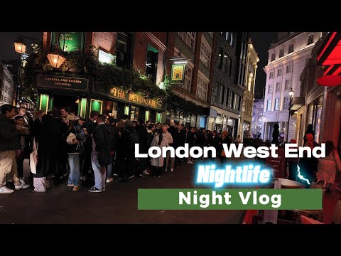 London's West End Nightlife Streets