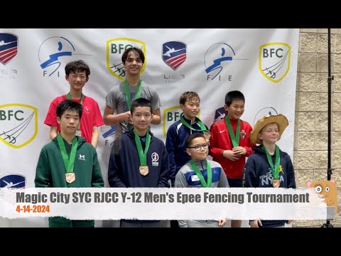 Magic City SYC RJCC Y-12 Men's Epee Fencing Tournament