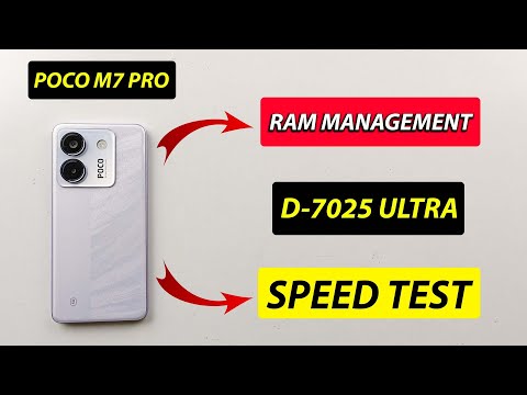 🔥 POCO M7 PRO - Speed Test & RAM Management Test