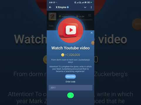 XEmpire YouTube videos code #crypto #xempire #muskempire #youtube #youtubeshorts #shorts #task