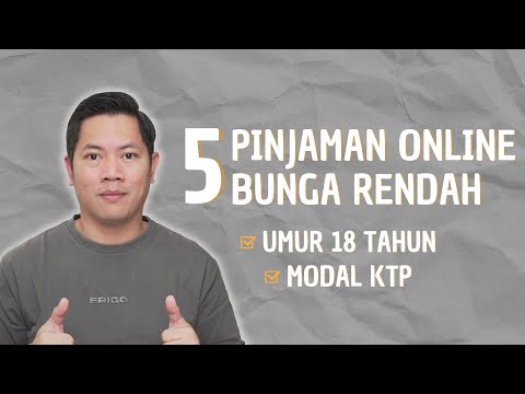 Rekomendasi Pinjaman Online Bunga Rendah || Pinjol 18 Tahun Modal KTP